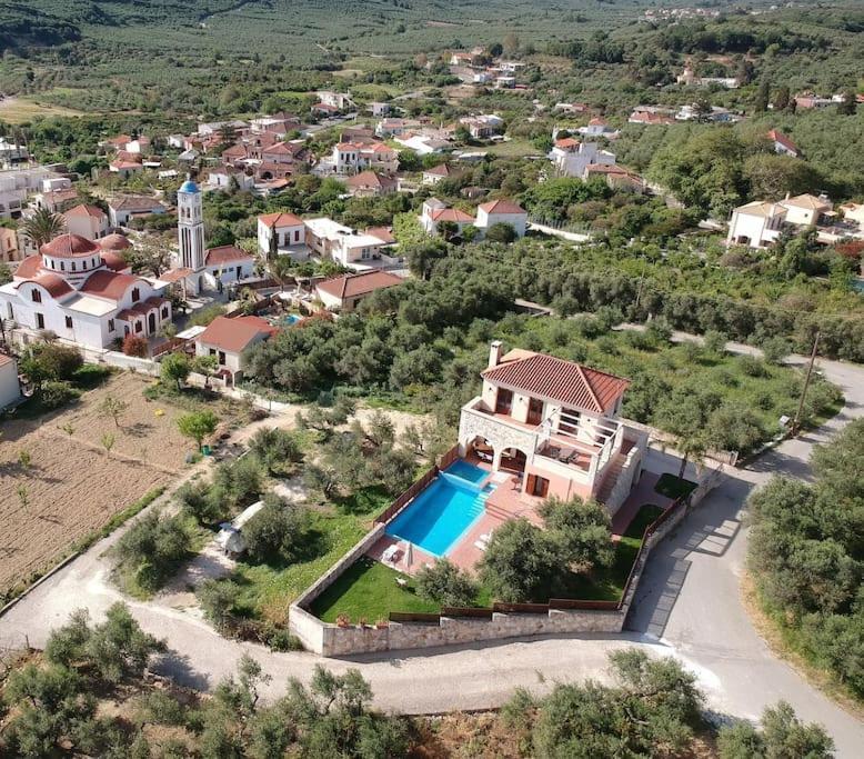 Villa Katerina With Eco Heated Pool Spiliá Zewnętrze zdjęcie
