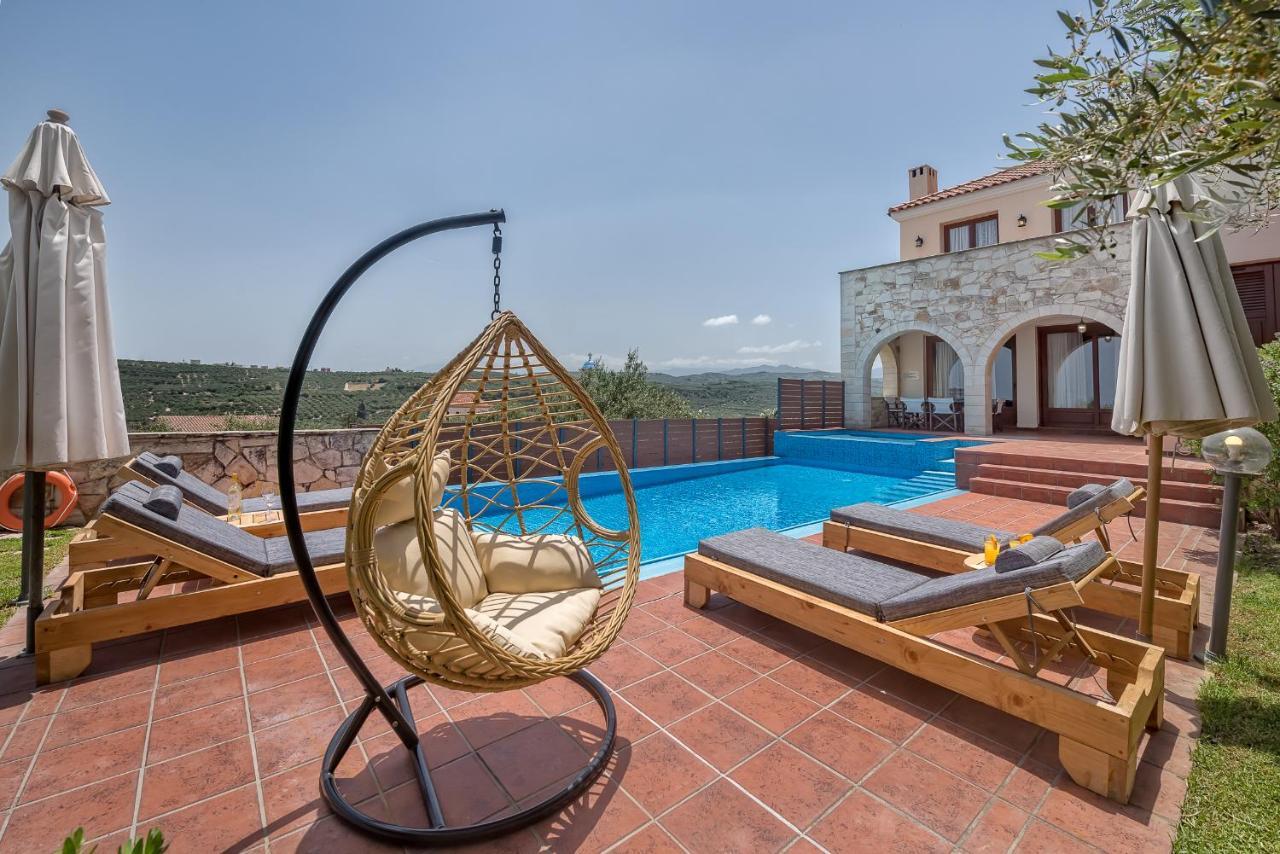 Villa Katerina With Eco Heated Pool Spiliá Zewnętrze zdjęcie